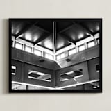 "Port of the Union" - Art Print in Super Black by Jeff Preuss - Framed