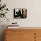 "Chicago Grid" - Art Print in Golden by Ana V. Ramirez - In a Room