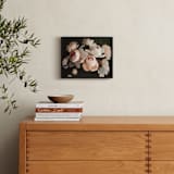 "Popping Peonies" - Art Print in Blush by Rachel Nelson - In a Room