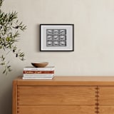 "The Worm in Motion" - Art Print in Vintage Grey by Kelsey Mucci - In a Room