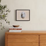 "Our Vows: Framed Photo" - Framed Photo in Blush by Sarah Curry - In a Room