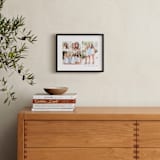 "Four Photo Collage (BRIDES)" - Framed Photo in Sugar by Angela Garrick - In a Room