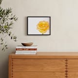 "Minimalist Beauty 2" - Art Print in Orange Yellow by Mary Ann Glynn-Tusa - In a Room