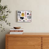 "Boats on a river" - Art Print in light and fun by Susanne Kasielke - In a Room