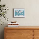 "You are Here" - Personalized Art Print in Ocean by Michelle Roman - In a Room