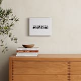 "Photo Strip: Landscape Framed Photo" - Framed Photo in White by Minted - In a Room