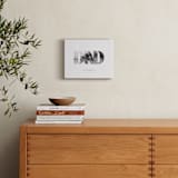 "DAD: Framed Photo" - Framed Photo in Chalk by Olivia Kanaley Inman - In a Room
