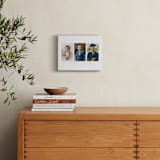 "Three Photo: Landscape Framed Photo" - Framed Photo in Brass by Lucrecia Caporale - In a Room