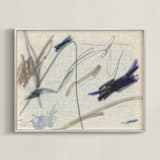 "Lines" - Art Print in Canvas by Lauren Packard - Framed