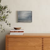 "Gray Lady" - Art Print in mauve by Kelly Money - In a Room