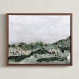 "Reverie" - Art Print in Moss by Maja Cunningham - Framed Canvas