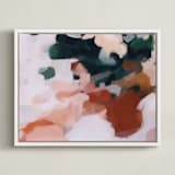 "Otonio" - Art Print in Burnt Umber by Parima Studio - Framed Canvas