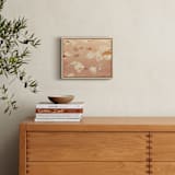 "Aki " - Art Print in Orange Brown by Shiho Whitehead - In a Room