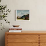 "In the Vale and Gale I" - Art Print in Blue Green by Jess Franks - In a Room