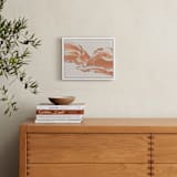 "Lost in Time" - Art Print in Peach by Sarah Lund - In a Room