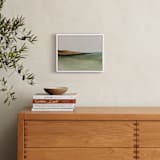 "Rolling Fields" - Art Print in green by Little Valley Studio - In a Room