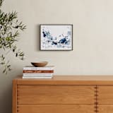 "Dusty Sky" - Art Print in Light Blue by Katie Craig - In a Room