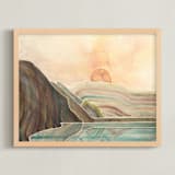 "Much Bigger Than Us" - Art Print in Earth by Heidi Lowell - Framed