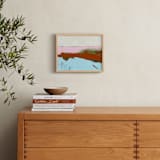 "Breaking Barriers" - Art Print in Tuscan Red by Karyn Denten - In a Room