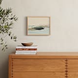 "Silver Seas" - Art Print in Light Blue by Caryn Owen - In a Room