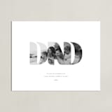 "DAD: Framed Photo" - Framed Photo in Chalk by Olivia Kanaley Inman - Unframed