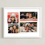 "4 Photo Collage" - Foil Framed Photo in Gold by Hooray Creative - Framed