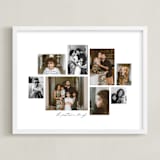 "Modern Photo Collage" - Framed Photo in Snow by Stacy Maalouf - Framed