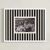 "Classically Striped: Landscape" - Framed Photo in Charcoal by Kercia Jane - Framed