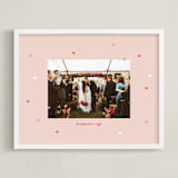 "Drops of Love: Landscape Framed Photo" - Framed Photo in Rose by Leia Matt - Framed