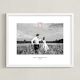 "Small Bow: Landscape Framed Photo" - Framed Photo in Petal by Annie Shapiro - Framed
