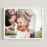 "The Big Picture: Father's Day Framed Photo" - Framed Photo in White by Minted - Framed