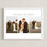 "Dotted Three Photo: Framed Photo" - Framed Photo in Caramel by Carolyn MacLaren - Framed