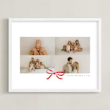 "Bow Four Photo: Framed Photo" - Framed Photo in Crimson by Olivia Kanaley Inman - Framed