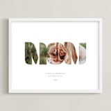 "MOM: Framed Photo" - Framed Photo in Chalk by Olivia Kanaley Inman - Framed