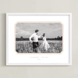 "Bevel Border: Landscape" - Framed Photo in Cream by Carolyn MacLaren - Framed