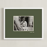 "Old Time: Landscape" - Framed Photo in Cactus by letterfix - Framed