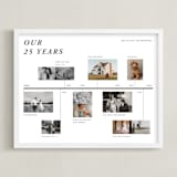 "Our Timeline" - Framed Photo in Cloud by Sumak Studio - Framed