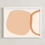"Organics_9_2_A" - Art Print in Earthy Colors by Alain Castoriano - Framed