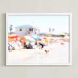 "Seaside 2017 No. 13" - Art Print in Summer at the beach by Tal Paz-Fridman - Framed