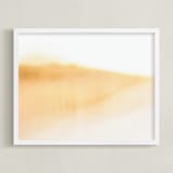 "Golden Grace" - Art Print in Golden Sun by Jennifer Squires - Framed