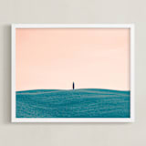 "Tuscan Hills 01" - Art Print in Sunset by Kelsey Mucci - Framed