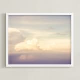 "Flying With Clouds" - Art Print in dreamy by Qing Ji - Framed