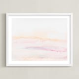 "Eventide" - Art Print in White by Itsy Belle Studio - Framed
