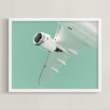 "Overhead X, 2018" - Art Print in Overhead X, 2018 by Tal Paz-Fridman - Framed