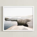 "Sarakiniko" - Art Print in Pumice by Heather Deffense - Framed