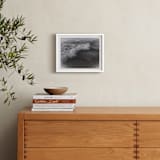 "The Uniqueness of Waves XLVI" - Art Print in Stormy Gray by Tal Paz-Fridman - In a Room