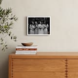 "Hearts: Landscape Foil Framed Photo" - Foil Framed Photo in Gold by Ashlee Townsend - In a Room