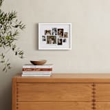 "Modern Photo Collage" - Framed Photo in Snow by Stacy Maalouf - In a Room