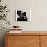 "Overlay: Landscape" - Framed Photo in Ivory by Pippa Shaw - In a Room