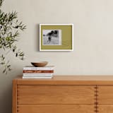 "Modern Love: Landscape" - Framed Photo in Vintage Gold by Maja Cunningham - In a Room
